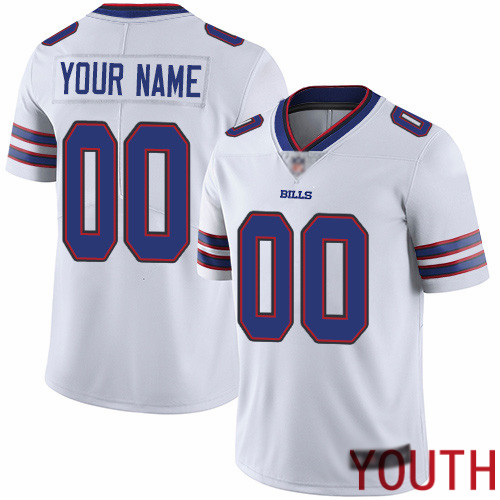 Youth Buffalo Bills Customized White Vapor Untouchable Custom Limited Football Jersey->customized nfl jersey->Custom Jersey